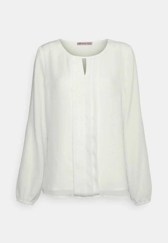 Chemise ANNA FIELD Anna Field Long Sleeved Top Blanche Femme | NZR-8904749